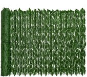 Artificial Ivy Privacy Fence Screen 0.5X3M Artificial Hedges Fence and Faux Ivy Vine Leaf Decoration for Outdoor Garden