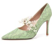 2024 new style women's shoes/sandals/high heels/stilettos/pointed toes/spring/summer/autumn/winter/banquet/wedding/work/leather/6.5 Champagne