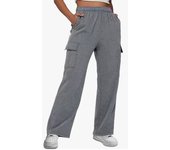 Women's New Workwear Pants Solid Color High Waist Slimming Design Feel Pocket Straight Leg Wide Leg Loose Pants