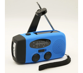 Actualización de Radio multifunción manivela Solar USB FM/ AM/ NOAA WB Radios meteorológicas linterna de emergencia banco de energía