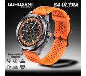 S4 Ultra Reloj inteligente Men's GPS, 100+Sport mode NFC Bluetooth calling Asistente de salud Waterproof Smart Bracelet 2025 New
