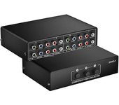 Port YPbPr RGB Switcher Selector 3 in 1 out Component AV Video Switch 3x1 Converter for PS2 Wii Xbox DVD Player TV