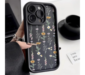 Funda de teléfono de silicona con flores para iPhone 13, iPhone 15 Pro Max 14 12 16 11 XS XR X 7 8 Plus SE 2022