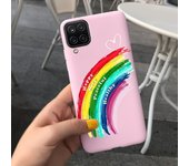 For Samsung Galaxy A12 Case 6.5" Shockproof Flower Back Cover For Samsung A12 A 12 Cute Girl Soft Silicone Phone Fundas Bumper