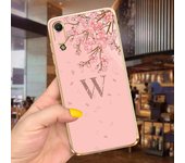 For Samsung Galaxy A10 Case Cover Crown Cherry With Letters Phone Shell cases On Samsung A10 SM-A105F Plating Soft Smooth Cover