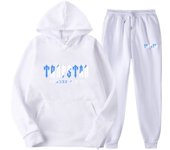 Conjunto de Chándal con Impresión de trampa para Hombre y Mujer, Sudadera con Capucha y Pantalones, 2 Piezas