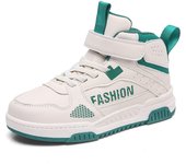 Brand Kids High-top Sneakers Outdoor Boys Non-slip Basketball Shoes Comfortable Running Sneakers Trendy Sports Tennis Shoes