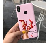 For Xiaomi Redmi Note 6 Pro Case 6.26" Silicone Love Heart Soft TPU Cover For xiaomi Redmi Note 6 Pro Case Note6 Pro 6Pro bumper