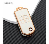 TPU Car Flip Key Case Cover Shell For Mazda 3 5 6 Series M6 RX8 MX5 2 3 Buttons Smart Keyless Key Protector Fob Bag Accessories