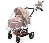 Protector de Lluvia Universal para Silla de Paseo, Cubierta de Lluvia para Cochecito Bebé Carrito, Buena Circulación de Aire, Bu