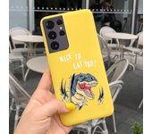 For Samsung S21 Ultra 5G Case Galaxy S21 Ultra With NFC Fashion Soft Liquid Silicone Phone Shell Samsung Galaxy S21 SM-G998B