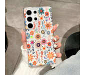 Luxury Fashion Colorful Flowers Phone Case for Samsung S25 edge S25 Plus S24 FE S23 FE S22 Ultra High Quality Back Cover for s24 Plus s23 Plus S22 Plus S25 Ultra