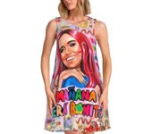 Customized Cool K-Karol Singer G Women's Sleeveless Sun Skirt Casual Bag Beach Travel Set