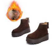 Botas De Nieve Para Mujer, Plataforma De Invierno Botas Para Mujer Botas Versátiles Informales