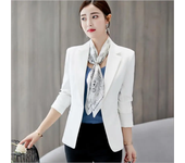 Elegant suit women  formal office size thin jacket pocket
