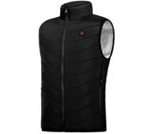 Men's Women's Heated Vest with 9 Heating Zones, Winter Sleeveless Jacket Washable - Black