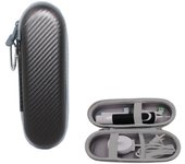 BIT Caja de almacenamiento de cepillo de dientes eléctrico EVA, carcasa dura, Estuche De Viaje para cepillo de dientes vacío, gran capacidad, resistente a impactos