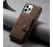 2 In 1 Split Magnetic Card Holder Wallet Leather Shockproof Phone Case For iPhone 15/14/13 Pro Max,For iPhone 15/14 Plus Business Phone Casing