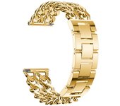 Luxury Watchband Replacement Strap For Samsung Galaxy Watch 46mm SM-R800 Smartwatch band Width 22mm Watch Straps Metal Wristband