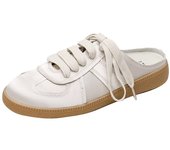 Zapatillas casuales planas, zapatillas casuales con cordones.