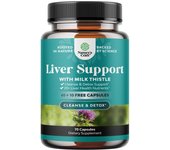 Cleanse Detox Repair 70 Capsules Herbal Liver Support Supplement - Silymarin Milk Thistle Supplements with Dandelion Root,