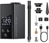120PSI Mini Electric Bicycle Air Pump Portable Bike Cordless Inflator Type-C Rechargeable Motorbike Accessories