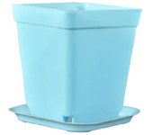 Candy Color Mini Basin Square Flower Pot Succulent Plant Trays DIY Transplant Flowerpot Planters Grow Pot Home Office Decor