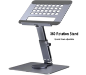 Aluminum Tablet Stand Desk Riser 360° Rotation Multi-Angle Height Adjustable Foldable Holder Dock For Xiaomi iPad Tablet Laptop