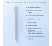 Bluetooth Stylus Pen For Apple Pencil Ipad Pro 12.9 11 10 9 7th 8th 9th 10th Gen Air 5 4 3 Mini 6 Touch Pens Tablet Accessories