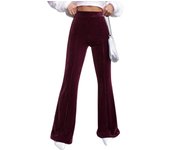 Women's High-Waisted Corduroy Korean Fashion New Classic Autumn Winter Solid Flared Pants for Women