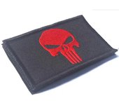 Embroidered Skull Si Vis Pacem Para Bellum Patches Tactical Hook Fastener Badge For vest Backpack Jacket