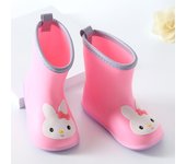 Zapatos de lluvia para niños, niños y niñas, botas de lluvia de tubo medio, bebés y niños pequeños de 1 a 6 años, zapatos de agua para niños, zapatos de goma, compañeros de clase