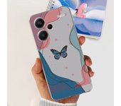 For Xiaomi Redmi Note 13 5G Case Luxury Marble Transparent Phone Cover For Redmi Note 13 Pro Plus Funda on Note 13 Pro 5G Bumper
