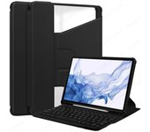Keyboard Case for Samsung Galaxy Tab S9 FE 10.9 inch SM-X510 X516B with Pen Slot Case 360 Rotation Spanish Keyboard
