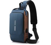 Bolso Cruzado para Hombres Viaje with Cerradura de Contraseña Gift Perfecto Bolso de Hombre Anti-Robo para iPad Mini 6