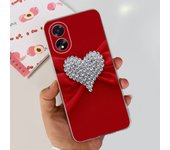 For OPPO A38 4G Case CPH2579 A 38 Shockproof Cover Stylish Flower Love Heart Soft Silicon Funda For OPPO A18 CPH2591 Coque 6.56"