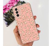 For Samung Galaxy M13 SM-M135F Case Bumper Soft Clear TPU Silicone Back Shell Cover For Samsung M13 M33 M53 5G Flower Ins Capas