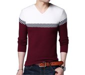 EU SIZE 2024 Men Brand Spring Autumn Sweater Business Leisure Sweater Pullover V-neck Mens Fit Slim Sweaters Knitted for Man