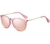 AORON Gafas de sol redondas vintage premium para mujer y hombre, estilo clásico retro moderno