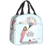 Enfermera En Apuros Doctor Nurse Bag Women Portable Cooler Thermal Insulated Lunch Picnic Storage Food Bento Box