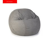 Luxury Bean Bag Chair Cover 4FT/120cm - Fluffy Faux Fur Machine Washable Replacement for Adults, Pets | Waterproof Spill-Resistant Fabric | Filler Not Included 