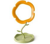 Cute Sunflower Shaped Dressing Mirror Classic Detachable Desktop Makeup Mirror 360 Degree Rotation Flower Table Mirror Dormitory