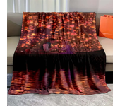 cute Princess Cartoon Blanket Rapunzel Travelling Flannel Throw Blanket Warm Couch Chair Sofa Bed Customized Bedspread