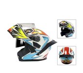 Casco integral moto mujer aire libre modular hombre MX Carreras de Locomotora