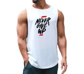 Camisetas sin mangas de secado rápido para hombre, ropa de gimnasio de malla, chaleco de baloncesto holgado, camiseta deportiva sin mangas para correr