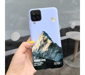 For Samsung M12 Cases Samsung Galaxy A12 F12 Cover Back Shell Soft Silicone Zebra Block Coque Capas A 12 M 12 Soft Housing Case