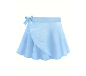 Falda Tutú de Ballet para Niñas con Lentejuelas - Vestido de Baile de Princesa para Entrenamiento y Actuaciones, Poliéster Transpirable, Tela No Elástica