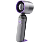 Portable Small USB Charging Fan LED Digital Display Rechargeable Mini Hand Fan Convenient Compact Turbo Fan Dedicated Dryer