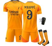 Real Madrid 2024/25 Official Replica Away Jersey Set -  For Adult/kids - With Shirts + shorts + socks + pad