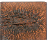 Cartera de piel sintética con patrón de cocodrilo corto para hombre, Cartera de negocios a la moda con múltiples tarjetas, cubie